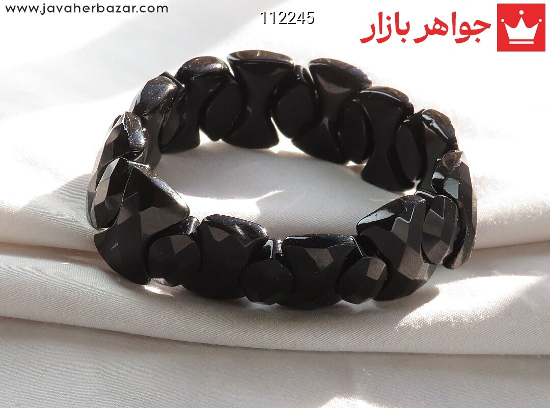 دستبند عقیق سیاه خاص زیبا