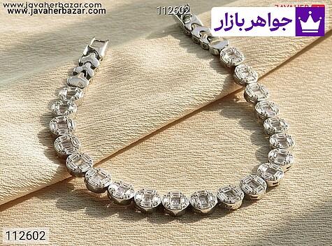 دستبند نقره زنانه دستبند نقره طرح بهار زنانه - 112602