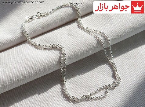 زنجیر نقره 40 سانتی دیپلمات زنانه ظریف - 112821