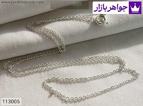 زنجیر نقره 45 سانتی طرح فلامینگو - 113005