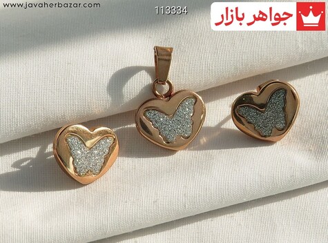 سرویس استیل طرح پروانه - 113334