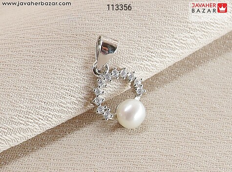 مدال نقره مروارید طرح سارا - 113356