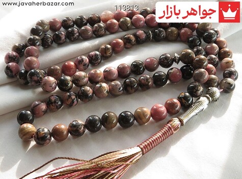 تسبیح سنگ ماه تولد تیر تسبیح رودونیت 101 دانه 8 میل خوش دست - 113813