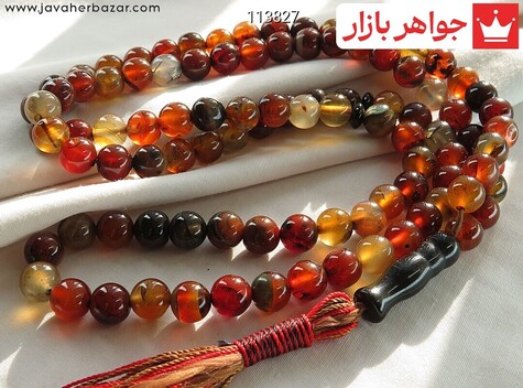 تسبیح عقیق 101 دانه سلیمانی - 113827