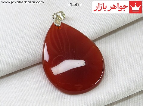 مدال عقیق اشکی درشت - 114471