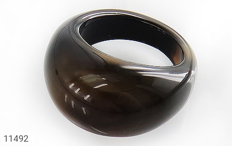 انگشتر عقیق حلقه سنگی زیبا شیک زنانه - 11492