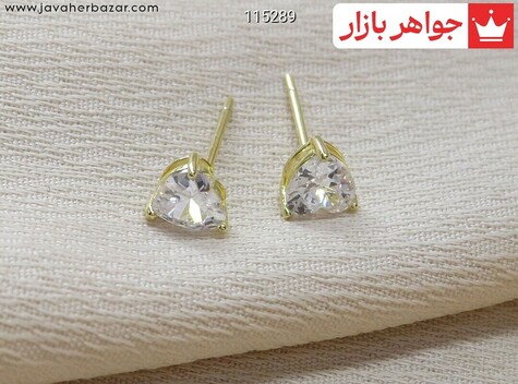 گوشواره نقره طرح بهار - 115289