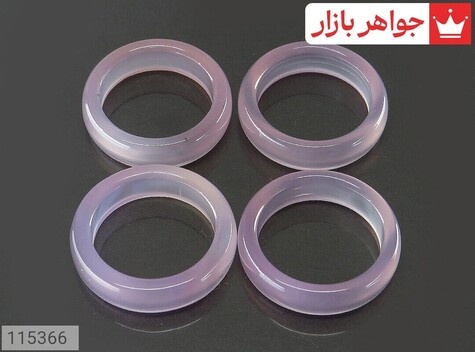 انگشتر عقیق حلقه سنگی کبود سایز 52 53 زنانه - 115366