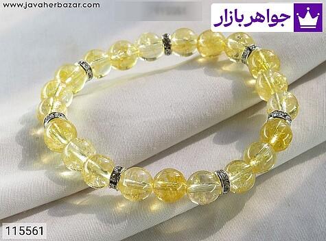 دستبند سیترین طرح ژینوس زنانه - 115561