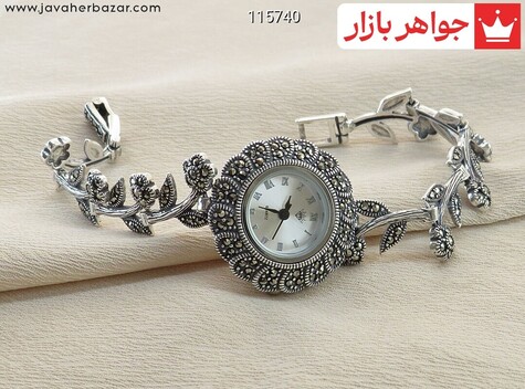ساعت مچی نقره تایلندی بی نظیر زنانه - 115740