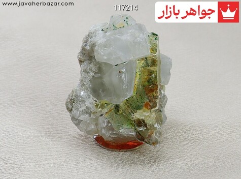 تندیس کوارتز راف تراش طبیعی - 117214