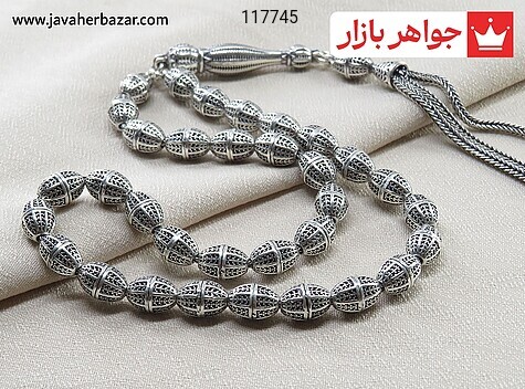 تسبیح نقره 33 دانه کم نظیر - 117745
