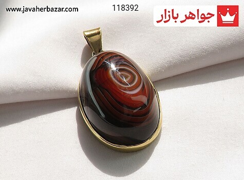 مدال طلاروس عقیق سلیمانی - 118392