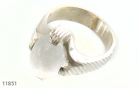 انگشتر نقره در نجف رکاب هاشوری زیبا دست ساز - 11851