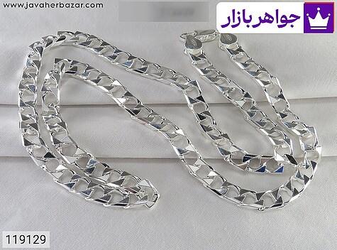 زنجیر کار ترک مردانه زنجیر نقره 65 سانتی طرح ژاپنی مردانه - 119129