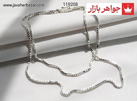 زنجیر نقره 53 سانتی ونیزی - 119208