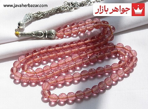 تسبیح الکساندریت زولتانایت 101 دانه تراش گرد درخشان - 119536