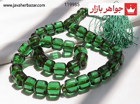 تسبیح سندلوس آلمان سبز 35 دانه معطر زیبا - 119985