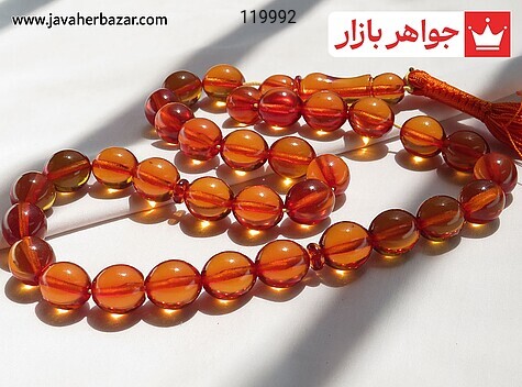 تسبیح سندلوس آلمان نارنجی 33 دانه معطر - 119992