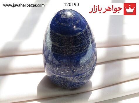 تندیس لاجورد دکوری درشت طرح تخم مرغ - 120190