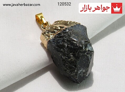 مدال تورمالین راف تراش طبیعی - 120532
