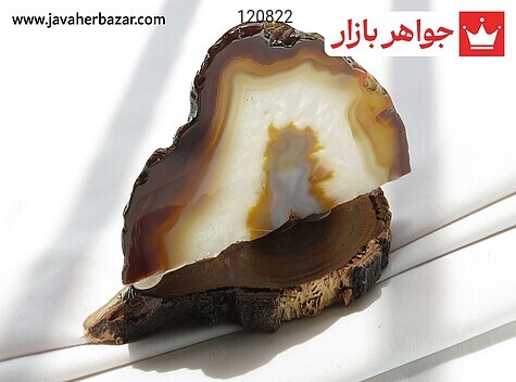 تندیس عقیق تراش طبیعی اسلایس - 120822