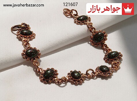دستبند مس سنتاتیک زیبا زنانه - 121607