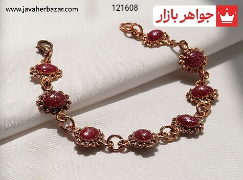 دستبند مس سنتاتیک زیبا زنانه - 121608