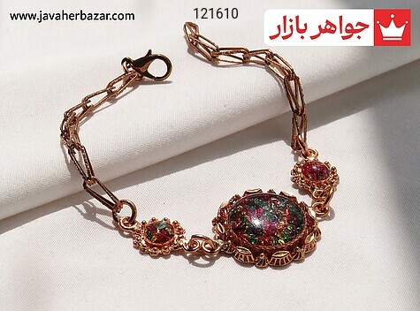 دستبند مس سنتاتیک زنانه - 121610