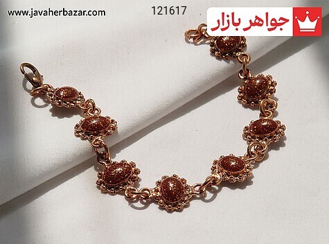 دستبند مس سنتاتیک زیبا زنانه - 121617