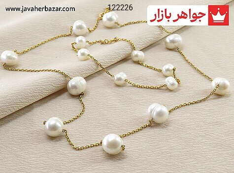 سرویس مروارید زنانه سرویس نقره مروارید شیک زنانه - 122226