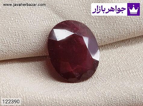 نگین یاقوت آفریقایی قرمز نگین یاقوت آفریقایی قرمز بی نظیر - 122390