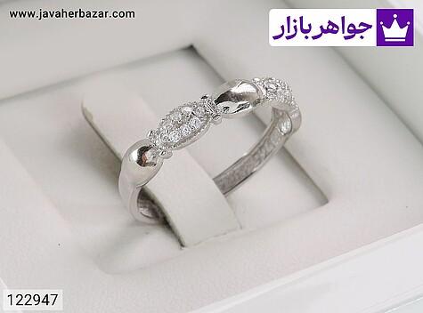 انگشتر نقره زنانه انگشتر نقره طرح گلناز زنانه - 122947