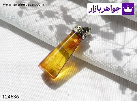 مدال کهربا بولونی لهستان شفاف اصل - 124636