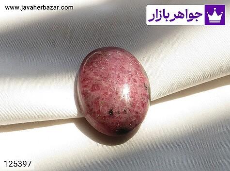 نگین عقیق صورتی نگین عقیق صورتی خزه ای - 125397