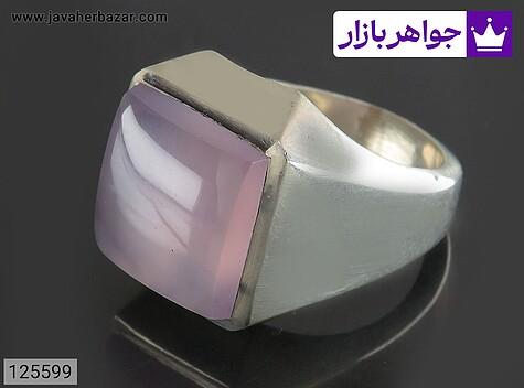 انگشتر عقیق یمنی مردانه انگشتر نقره عقیق یمنی کبود مردانه دست ساز - 125599