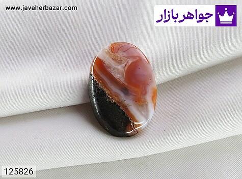 نگین عقیق نارنجی نگین عقیق نارنجی شجر - 125826