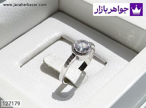 انگشتر نقره زنانه انگشتر نقره طح تکتم زنانه - 127179