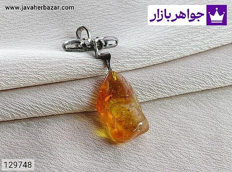 مدال نقره کهربا بولونی لهستان حشره ای - 129748