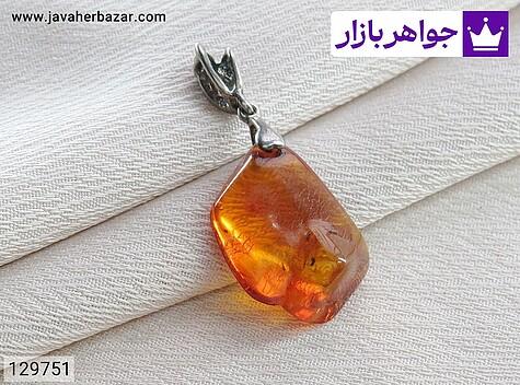 مدال نقره کهربا بولونی لهستان حشره ای - 129751