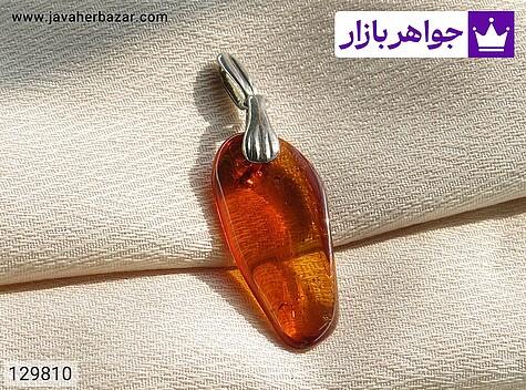 مدال کهربا بولونی لهستان مدال نقره کهربا بولونی لهستان حشره ای شفاف - 129810