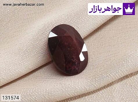 نگین یاقوت آفریقایی قرمز نگین یاقوت آفریقایی قرمز شیک - 131574