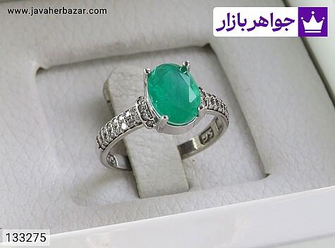 انگشتر تریپلت سنتاتیک زنانه انگشتر نقره تریپلت سنتاتیک زیبا زنانه - 133275
