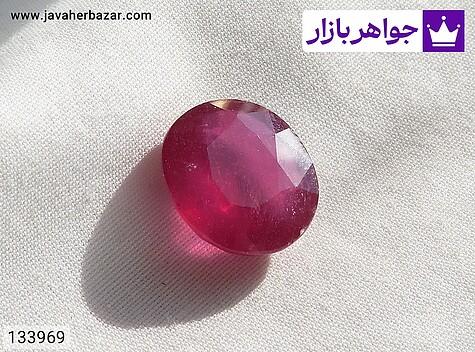 نگین یاقوت آفریقایی قرمز نگین یاقوت آفریقایی قرمز فاخر - 133969