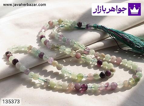 تسبیح سنگ فلورایت 101 دانه یک کار خاص و زیبا - 135373