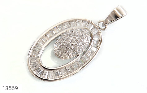 مدال نقره پرنگین طرح ماریا - 13569