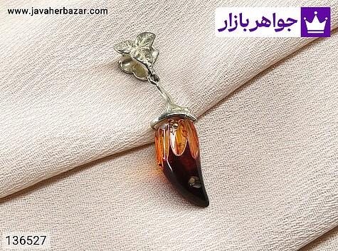 مدال نقره کهربا بولونی لهستان جذاب - 136527