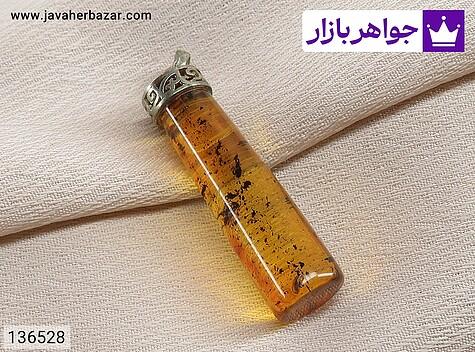 مدال نقره کهربا بولونی لهستان استوانه زیبا - 136528