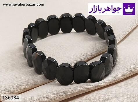 دستبند سنگی دستبند سنتاتیک مشکی - 136984