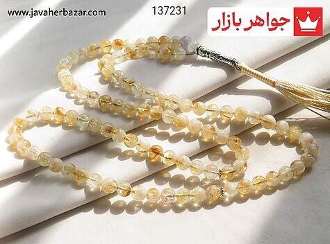 تسبیح سیترین 101 دانه تسبیح سیترین 101 دانه جذاب - 137231